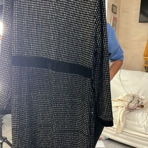 Elegant Black and White Maxi Dress super elegant